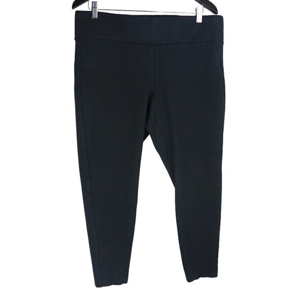 TORRID Pixie Skinny Studio Luxe Ponte High-Rise Fleece Lined Pant Size 1X - Picture 2 of 11